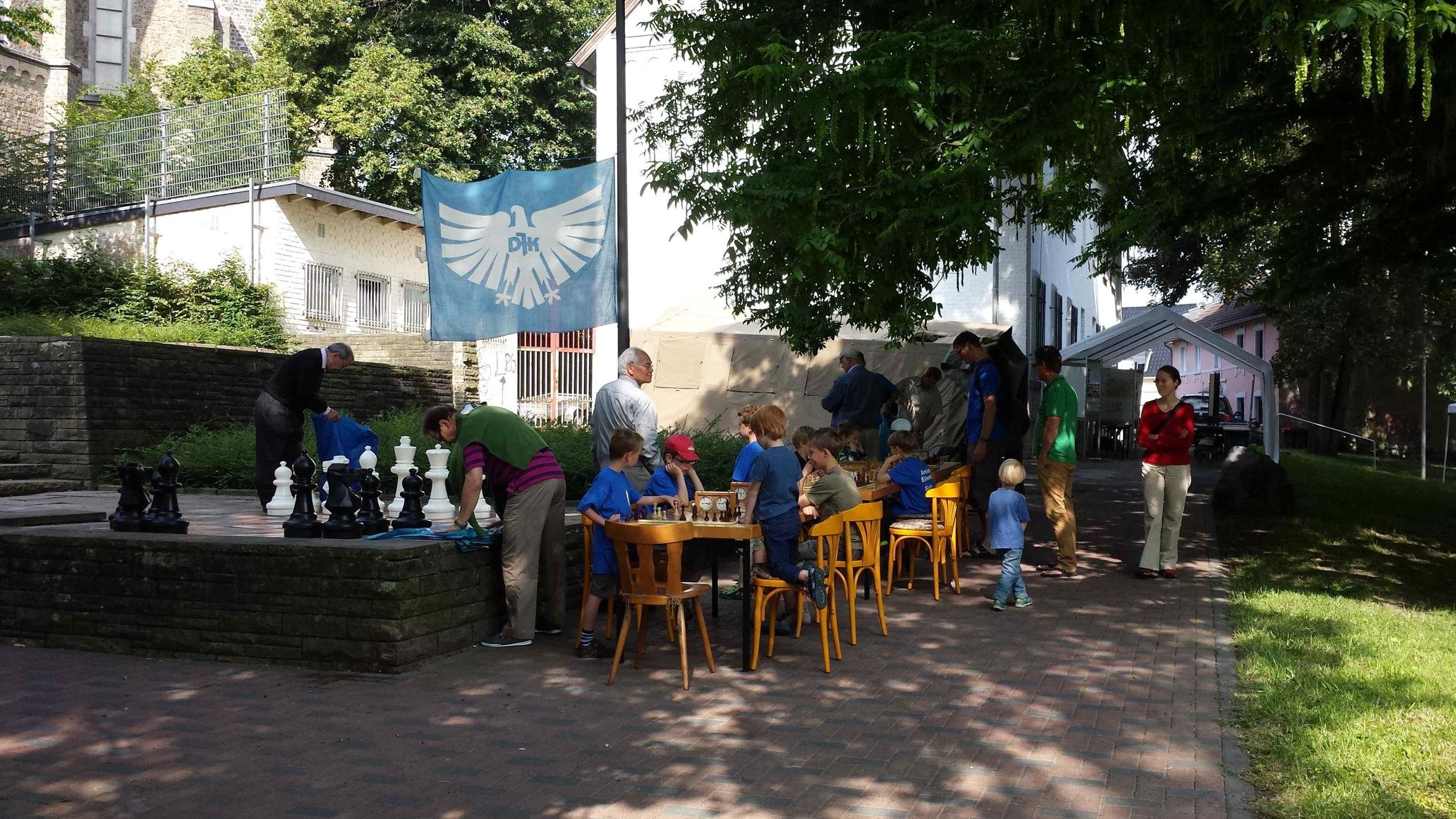 Schach auf dem Bürgerfest