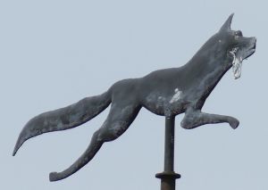 Auf dem Dach der Herberge